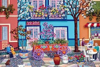 The Flower Wagon by Laura Vidra