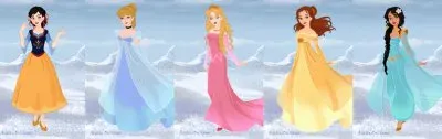 SnowWhite Cinderella Aurora Belle Jasmine