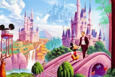 Walt Disney and Mickey jigsaw puzzle