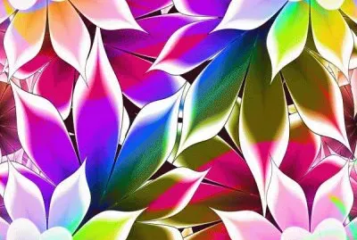 פאזל של Colored Flowers