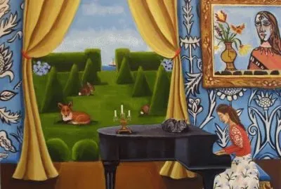 Piano playing by Catherine Nolin