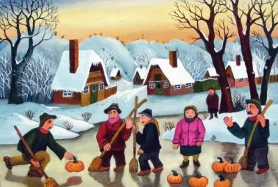 Curling with Pumpkins