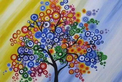 Colorful Tree jigsaw puzzle