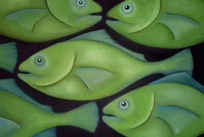 Swimming Green by Georgie Greene jigsaw puzzle