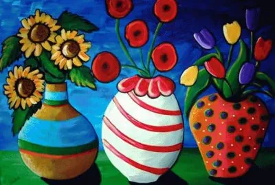 Vases and Flowers