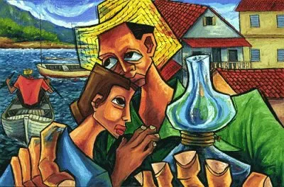 Hurricane by a Cuban artist jigsaw puzzle