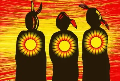 Native American Sun dance jigsaw puzzle