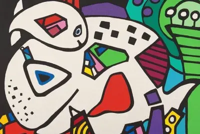 Lithograph  Fish jigsaw puzzle