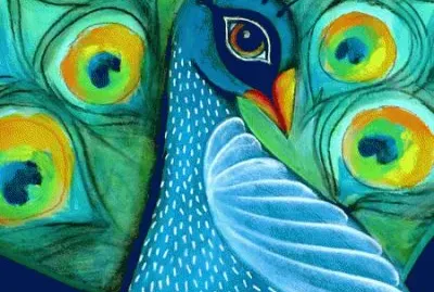 Peacock jigsaw puzzle