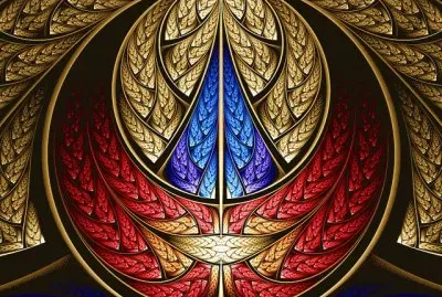 Cheshire Cat fractal jigsaw puzzle