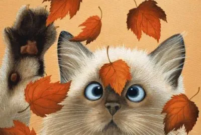 פאזל של Autumn Cat