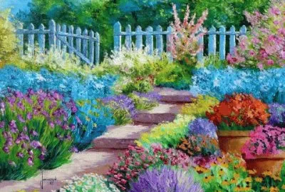 Colorful Garden jigsaw puzzle