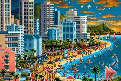 Waikiki Beach Hawaii