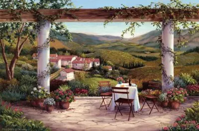 View outside the Garden