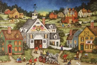 To the fire by Bonnie White jigsaw puzzle