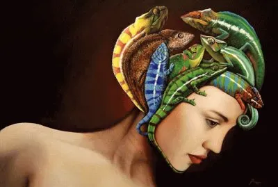 The Lizard Woman jigsaw puzzle