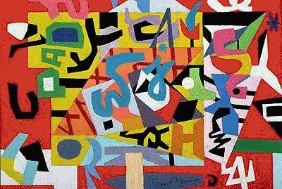 Fantasy by Stuart Davis jigsaw puzzle