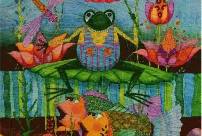 Modern Folk art jigsaw puzzle