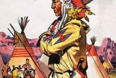 Blackfoot Indian art jigsaw puzzle