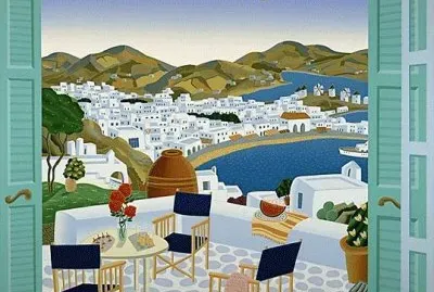Greec terrace by Thomas Mc Knight