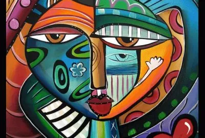 Abstract art jigsaw puzzle