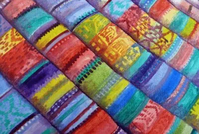 Peruvian colorful Textile jigsaw puzzle