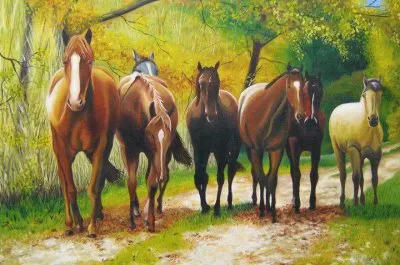 פאזל של cavalos