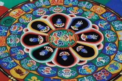 Tibetan Sand painting