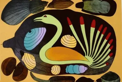 Native art by Kenojuak Ashevak  Canada jigsaw puzzle