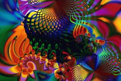 Colored art jigsaw puzzle