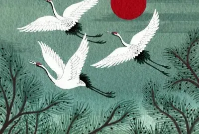 Japanese Cranes jigsaw puzzle