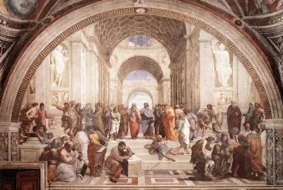 Raffaello Sanzio da Urbino - La scuola di Atene