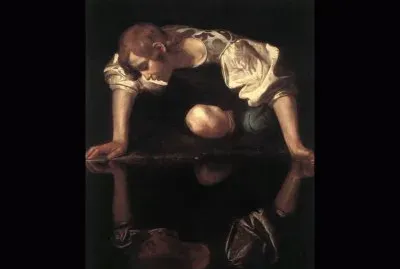 MichelangeloMerisidaCaravaggio-Narciso al fonte