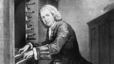 Bach giovane all 'organo jigsaw puzzle