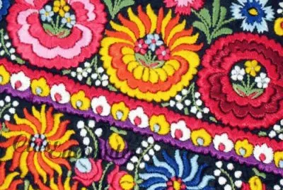 Hungarian matyÃ³ embroidery