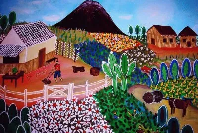 Mexican Farm by Pristine Cartera jigsaw puzzle