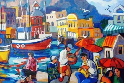Harbour Musicians  South Africa jigsaw puzzle