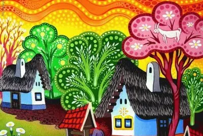 Small Houses by Koday Laszlo jigsaw puzzle