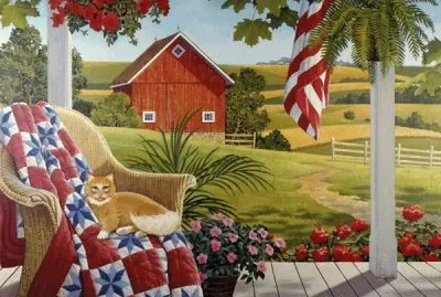 American Patchwork by Claire Laliberte