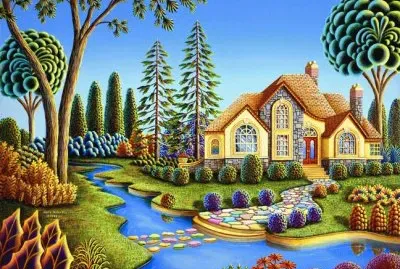 House in Stone Creek by Andy Russell