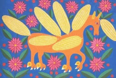 The Corn Horse by Maria Prymachenko