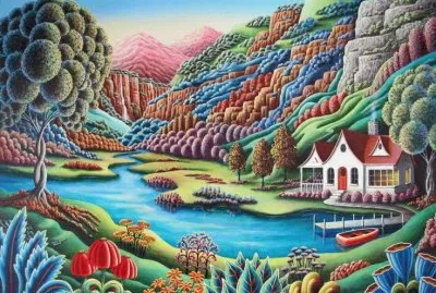 House in the Mountains  by Andy Russell