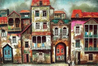 Old Italian Street by David Martiashvili