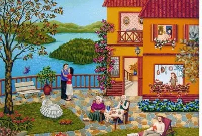 Sunny Day near the Lake