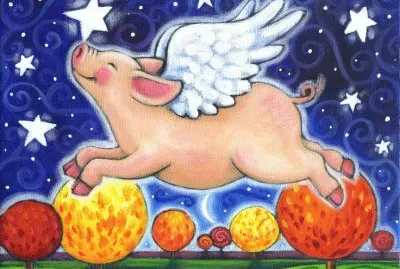 Flying Pig by Brenna White
