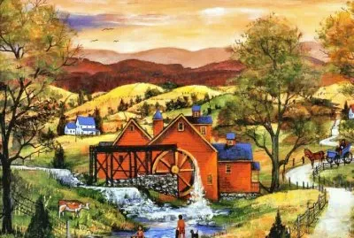 At the Mill by Mary Ann Vessey jigsaw puzzle