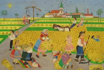 Busy at the Field by Zuzana Chalupova