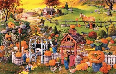 Pumpkin Farm by Thom Antonishak jigsaw puzzle