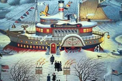 Seven Sailors Restaurant by Charles Wysocki