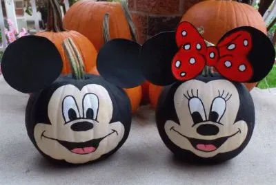 Mickey and Minnie Pumpkin jigsaw puzzle